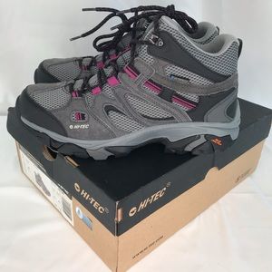 Hi-Tec Ravus Vent Mid Womens Gray Mesh Lace 9.5